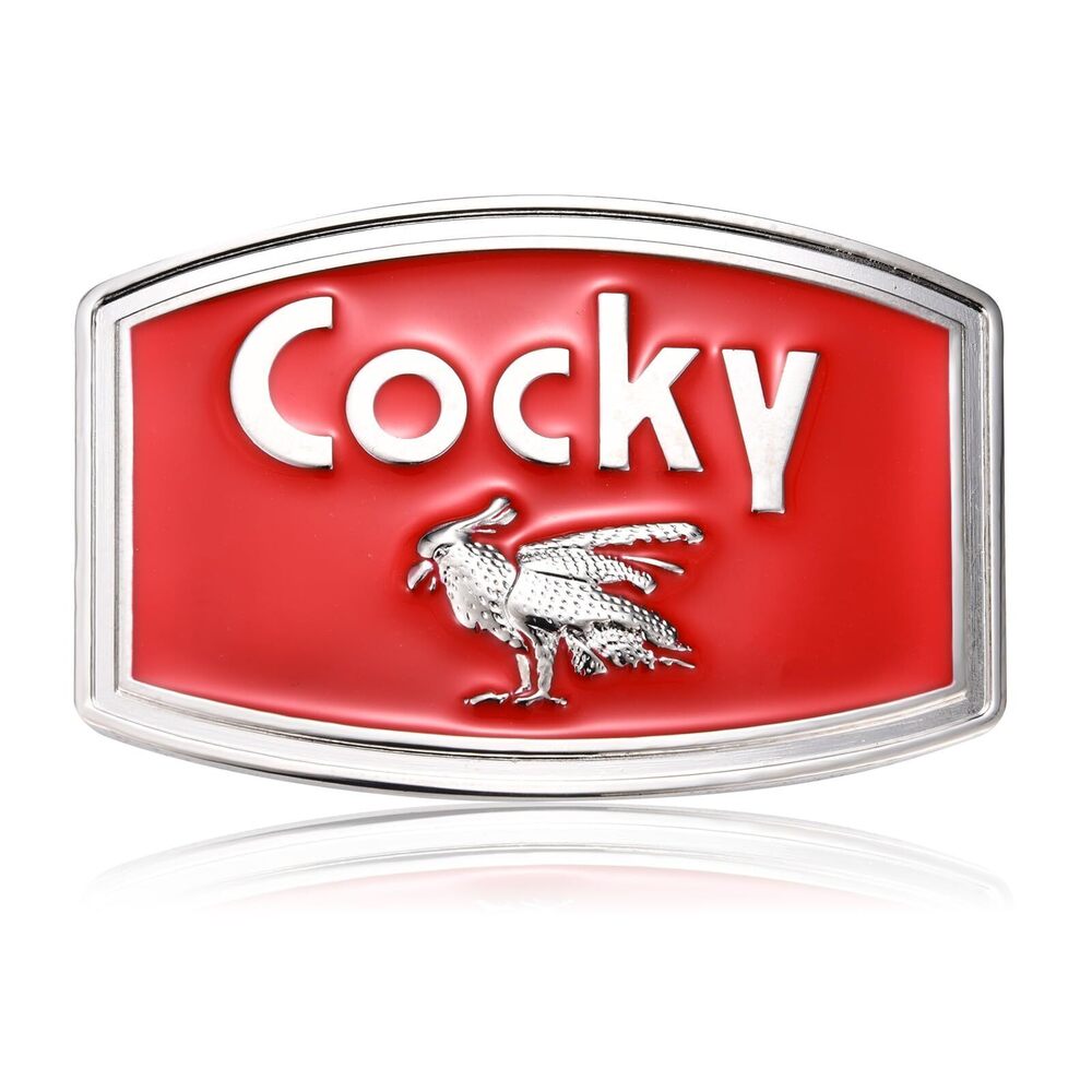 7875 Cocky Rooster Western Belt Buckle Cowboy Halloween Gifts, Large, Type